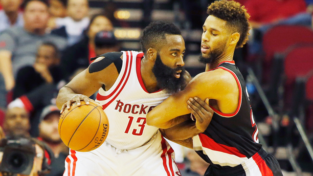 Harden scores 46 as Rockets come back to beat Blazers
