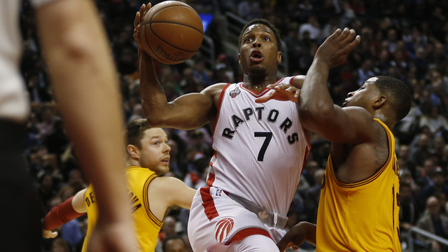Kyle Lowry drops career-high 43 points as Raptors shock Cavaliers