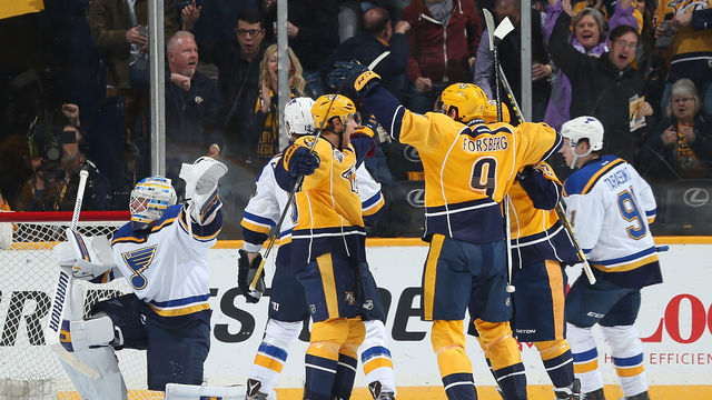 Predators' Forsberg records 2nd hat trick in 3 games