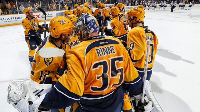 Rinne's resurgence helping sharpen Predators' teeth