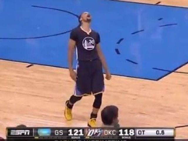 VIDEO: Curry celebrates absurd game-winner with absurd dance