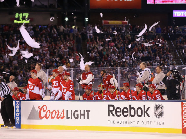 7 unforgettable photos from Red Wings-Avalanche at Coors Field