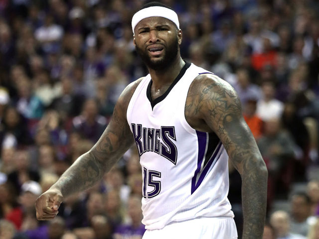VIDEO: Cousins aggressively shoves Gerald Henderson