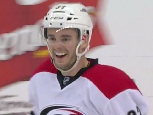 VIDEO: Hurricanes' Derek Ryan scores in NHL debut