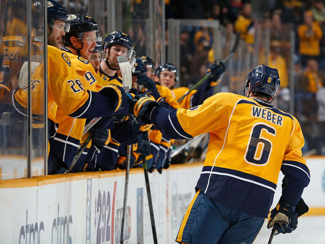 Predators tie franchise record with points in 10 straight games
