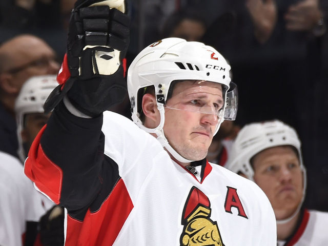 VIDEO: Emotional Phaneuf gets tribute video, standing ovation in Toronto