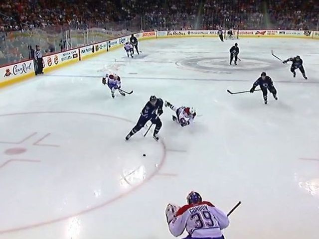 VIDEO: Subban coughs up puck to Scheifele for breakaway goal