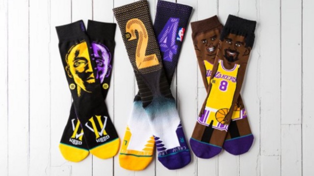 PHOTO: Lakers to wear Kobe-inspired socks vs. Warriors