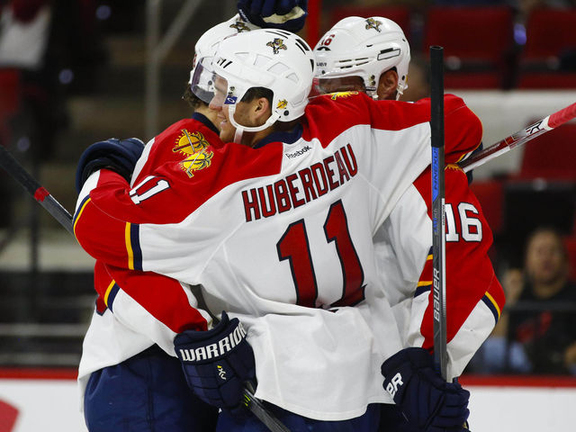 Panthers' Huberdeau to return for start of 3-game homestand