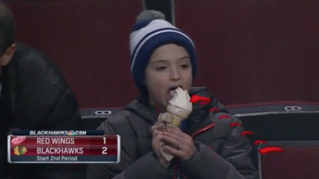 VIDEO: Ice cream eating kid gets his own play-by-play