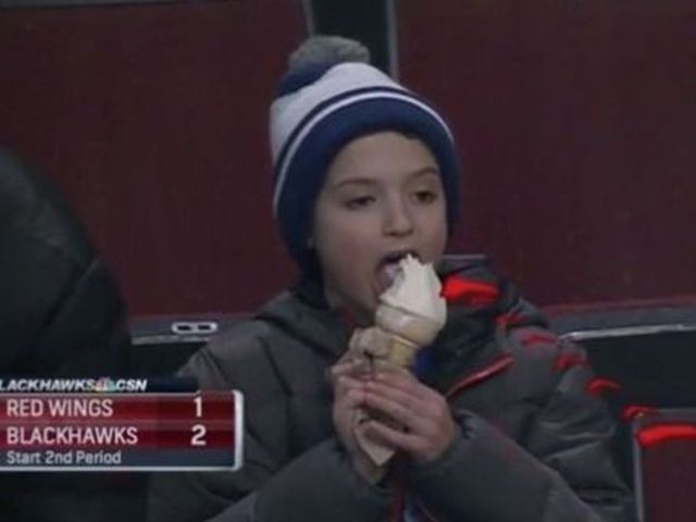VIDEO: Ice cream eating kid gets his own play-by-play
