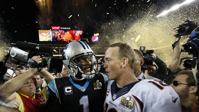 Cam Newton honors Peyton Manning on Instagram, but capitalizes 'HGH'