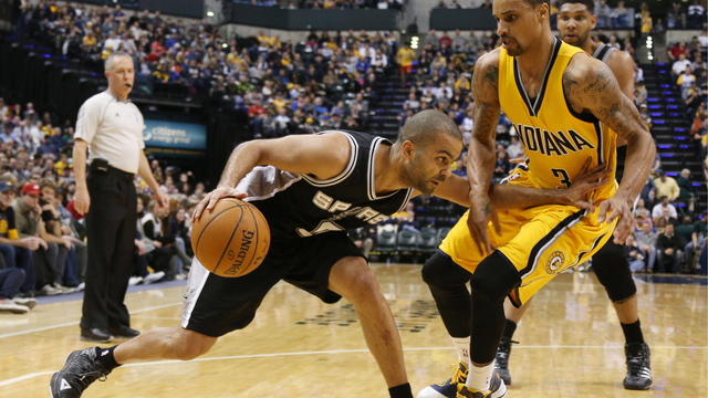 Tony Parker left game vs. Pacers with toe contusion