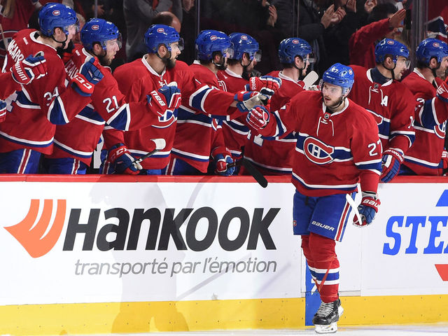 Watch: Radulov sets up Galchenyuk from knees for nifty finish