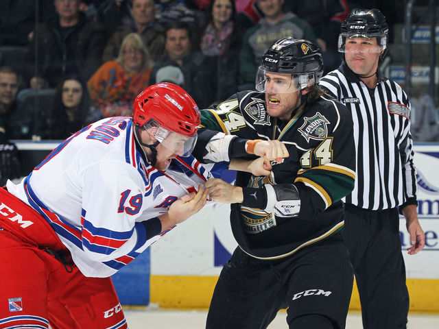 Report: League executives to discuss fighting in junior hockey