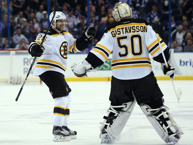 Bruins' Liles to have hearing for illegal check to head of Lightning's Kucherov