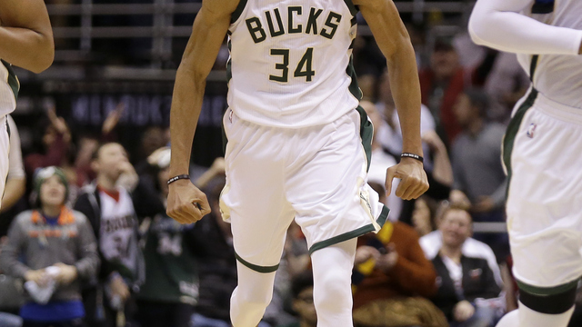Giannis leads Bucks in all major stats