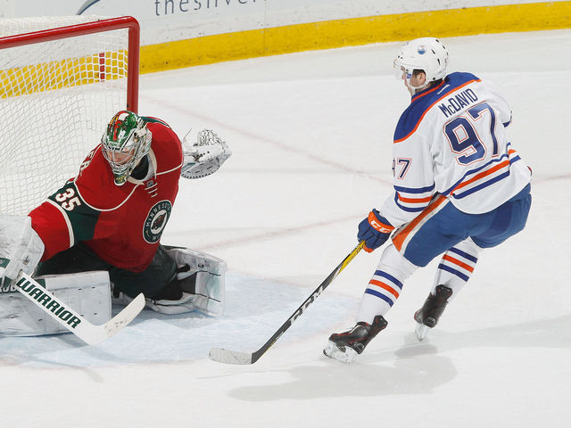VIDEO: McDavid turns on the jets, beats Kuemper for game-winner