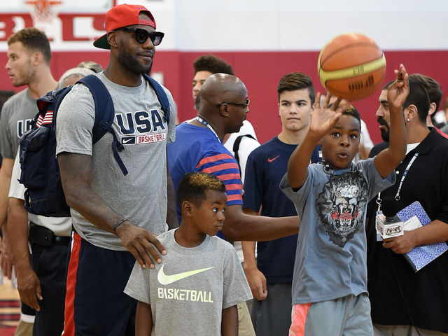 VIDEO: LeBron shares highlight reel of his sons hooping at tournament