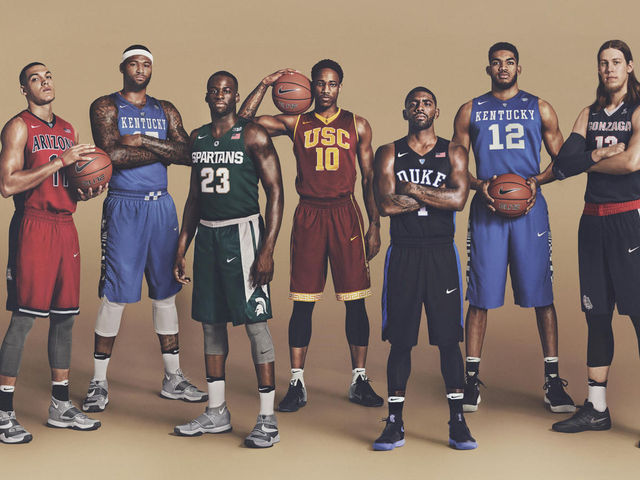 PHOTOS: NBA stars rep alma maters for March Madness