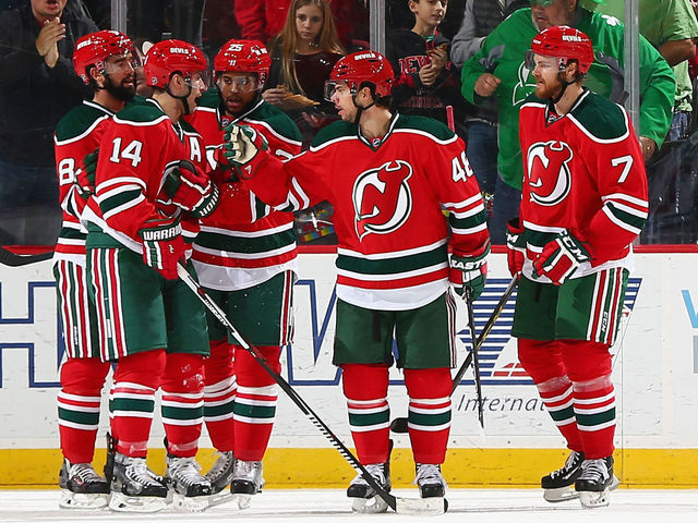 Trio of 2-goal performances push Devils past Wild