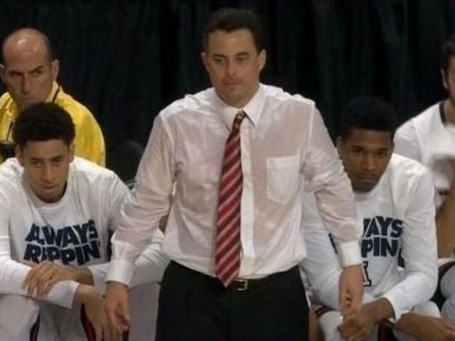 Sean Miller soaks through shirt in impressive sweating display