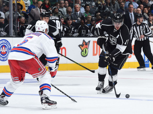 Kopitar plays hero as Kings rally to stun Rangers