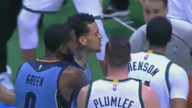 Henson ejected for taunting Barnes, who gives chase down tunnel
