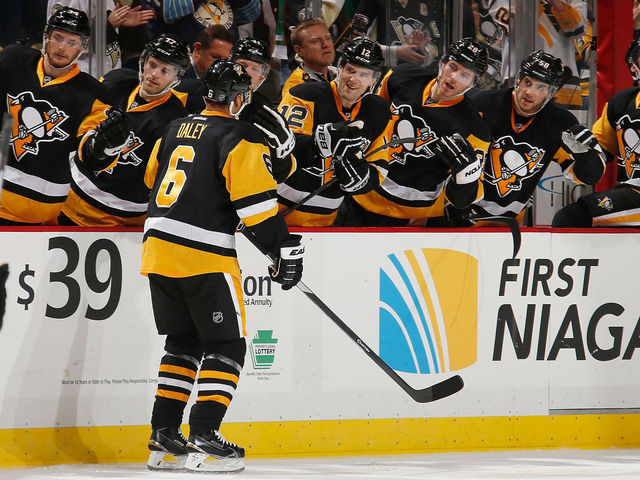 VIDEO: Penguins' Daley goes backhand, shelf on Capitals' Holtby