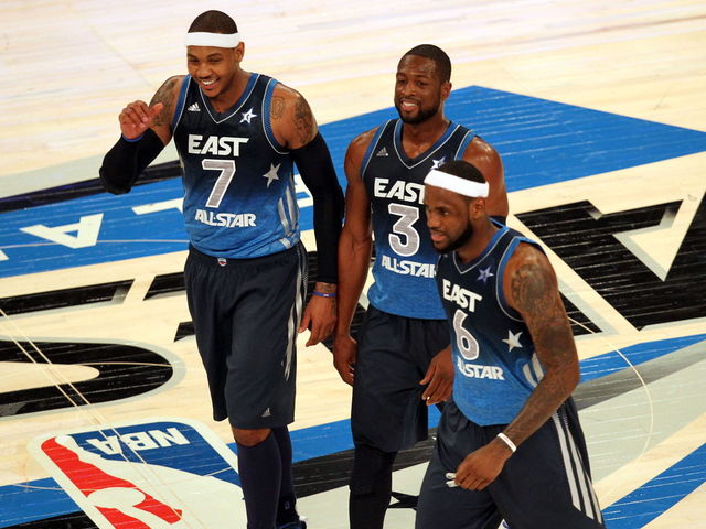 Melo on LeBron: 'I think he'd want me to play with him'