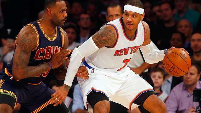 Carmelo: Cavaliers' drama 'more comical' than Knicks'