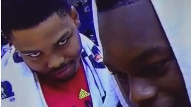 VIDEO: Kent Bazemore brings the fear with another creepy postgame gaze