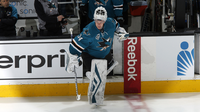 Sharks open to trading Reimer's rights as Flames' goalie search continues