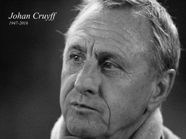 Dutch legend Johan Cruyff dies following battle with lung cancer