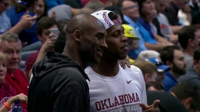 Kobe daps up potential future Laker Buddy Hield