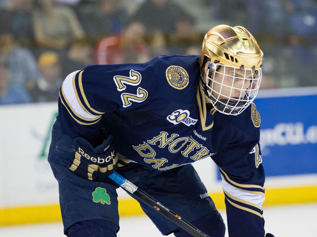Wild sign Notre Dame's Mario Lucia to entry-level contract