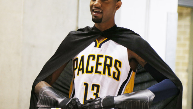 PHOTOS: NBA logos given superhero treatment