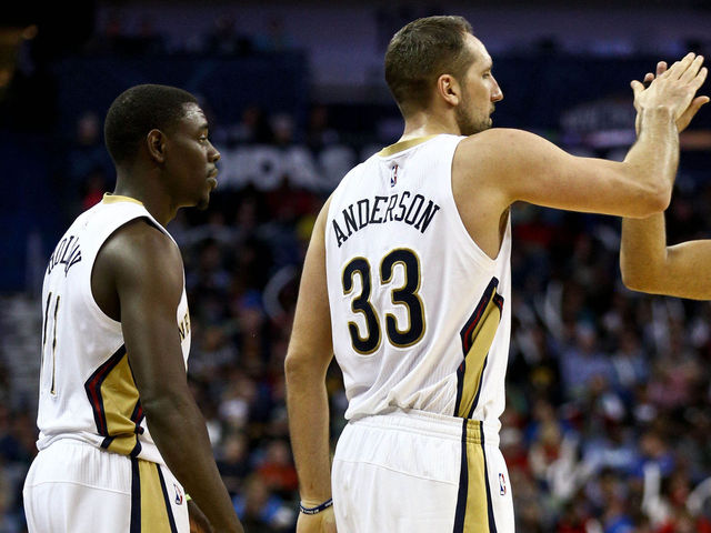 Pelicans' Holiday out for season with eye injury, Anderson has sports hernia