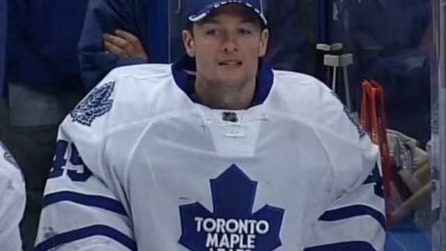 Maple Leafs' Bernier on spitting incident: 'Thank God it didn't hit him in the face'