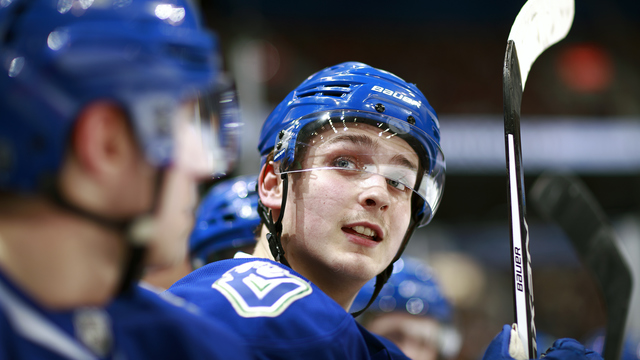 Canucks' Virtanen suspended 2 games for 'late, violent' hit on Sharks' Polak