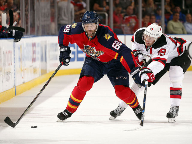Jagr hits 60-point mark for 18th time in legendary career