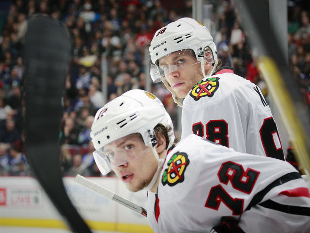 Kane hits 40-goal mark for 1st time, nets 2 important points in pursuit of 100
