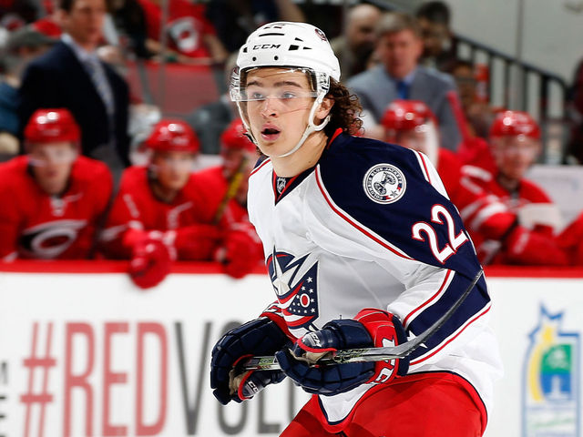 VIDEO: Sonny Milano collects 1st NHL point with sweet, no-look dish