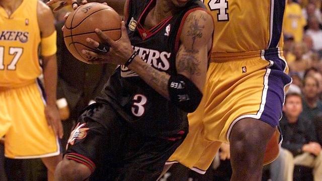 Iverson names Kobe, Shaq in top-5 players list