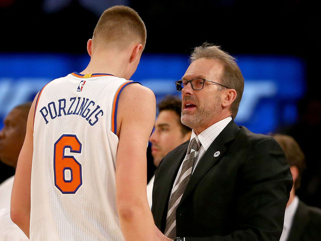 Report: Rambis with Knicks executives at draft combine