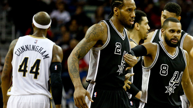 Leonard's game-winning jumper lifts Spurs past Jazz