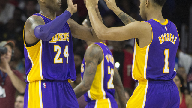 D'Angelo Russell on Lakers' game plan: 'Give Kobe the ball'