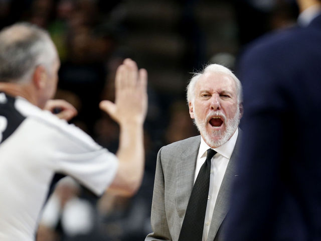 Popovich calls timeout 59 seconds into game vs. Warriors