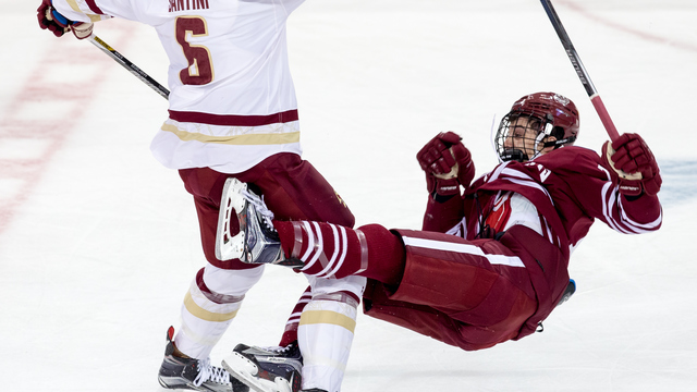 Devils sign Boston College's Santini to 3-year deal