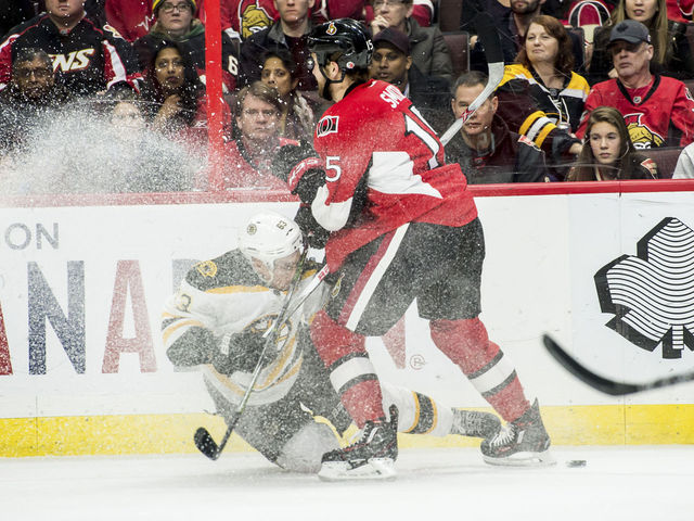 Senators 'not handing anything' to playoff hopeful Bruins